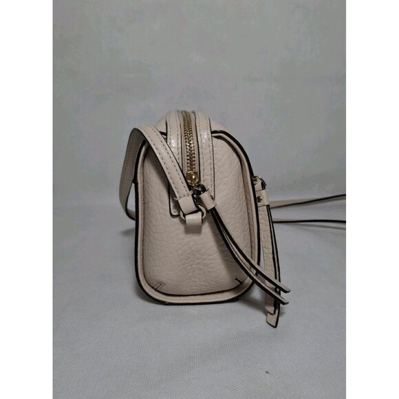 Kate Spade Perri Lane Bubbles Perforated Leather LooLoo Crossbody Cream Mini - Picture 2 of 11
